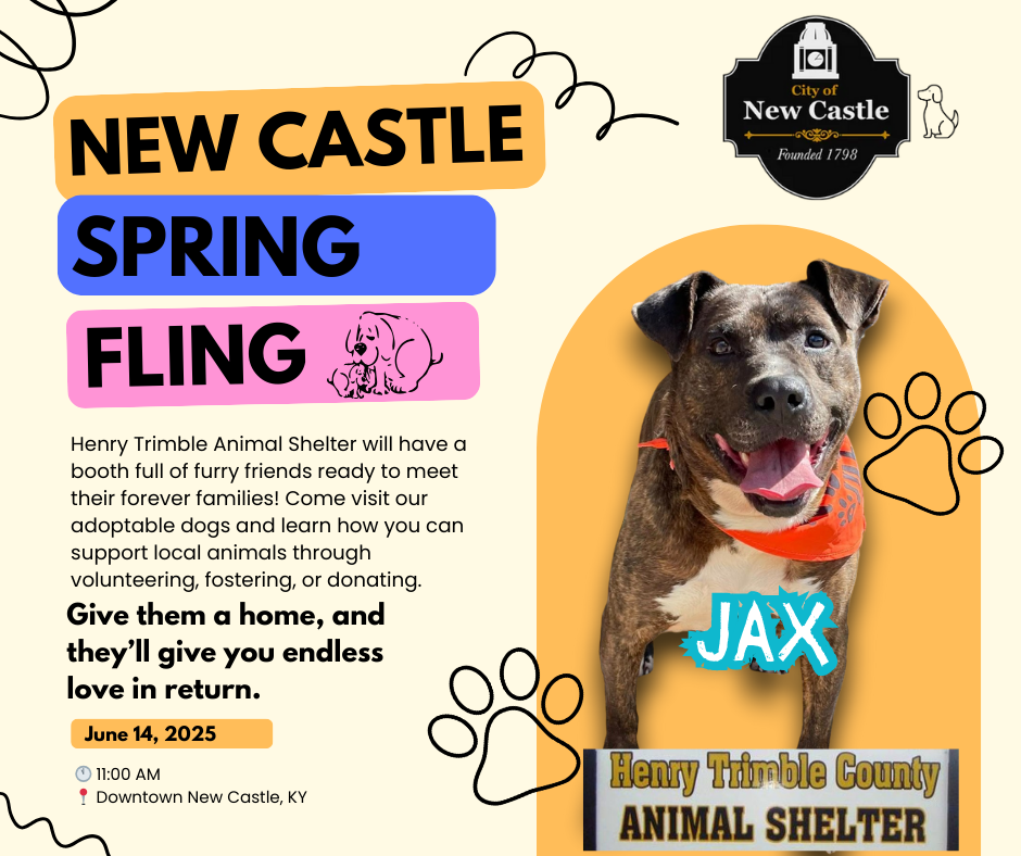 New Castle Spring Fling Adoption Event - Henry Trimble Animal Shelter